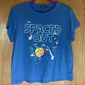 M Blue “Spaced Out” T-Shirt